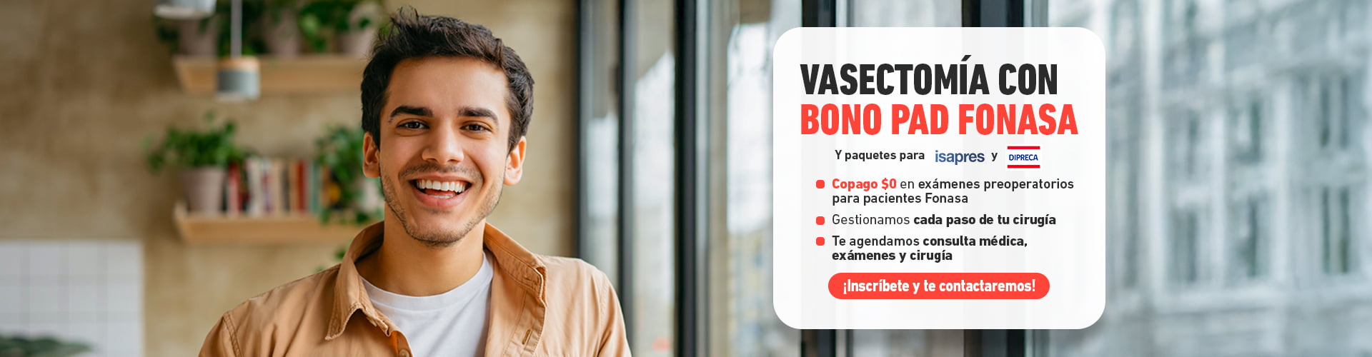 Vasectomía a valor conocido